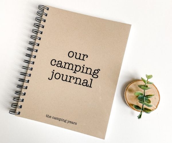 Camping Journal Travel Log by TheCampingYears