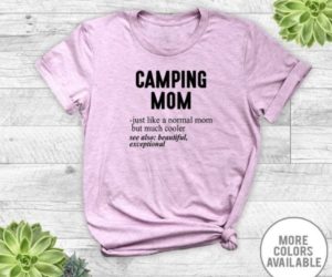 Camping Mom shirt by FamilyTeeStore Etsy.com