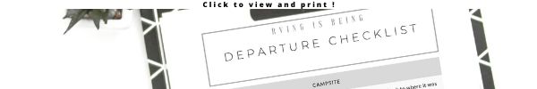 Departure Checklist 600 x 100