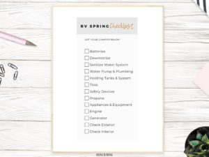 spring rv checklist
