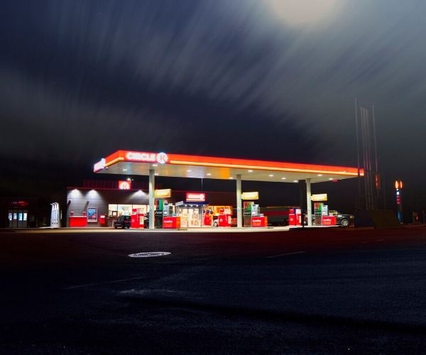 Gasoline Station by Jonathan Petersson