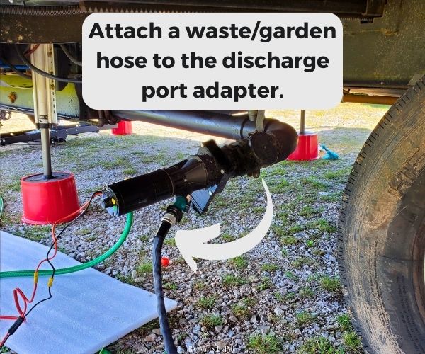 Using a Portable RV Macerator Waste Pump - RVING IS BEING