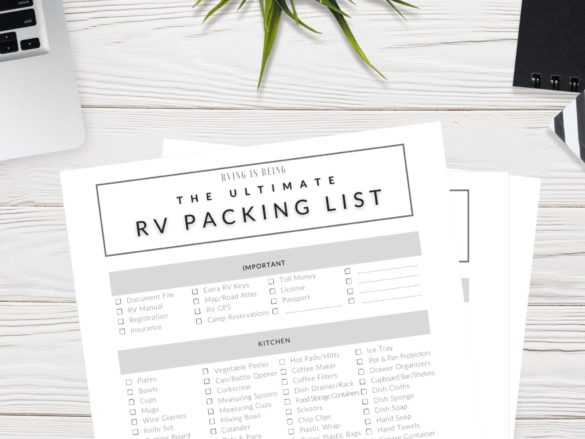 ultimate rv packing list feature