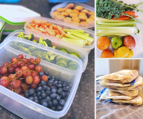 tips to eating healthy prepping food