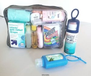 diaper bag toiletries/ medications