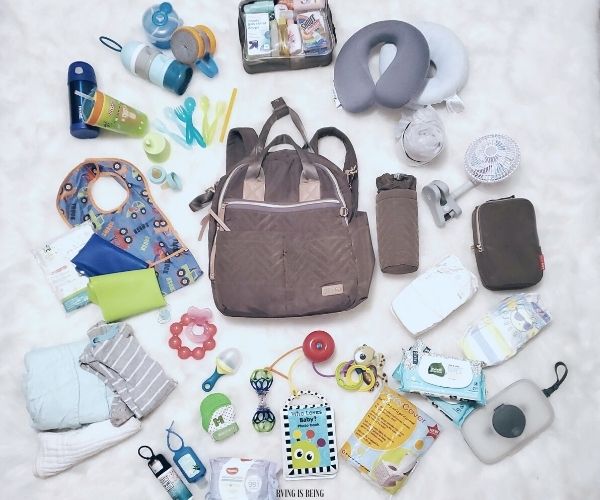 What’s In My Travel Diaper Bag RVING IS BEING